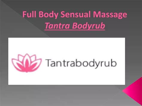 Full Body Sensual Massage Escort Milovice